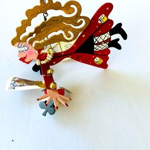 Ornament,”Gambler Lady”, For hanging